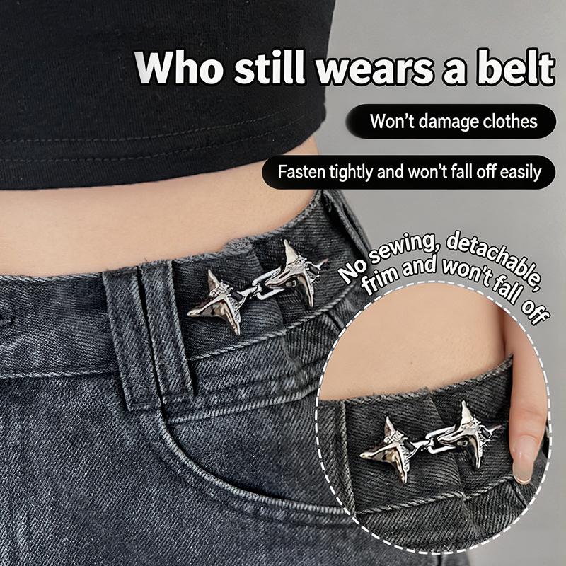 Jeans - Pengencang Kancing Logam Pengaman Sabuk Pinggang
