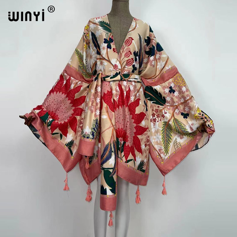 Gaun Musim Gugur WINYI untuk W - Boho Summer Beach Maxi Dress ulasan dan harga