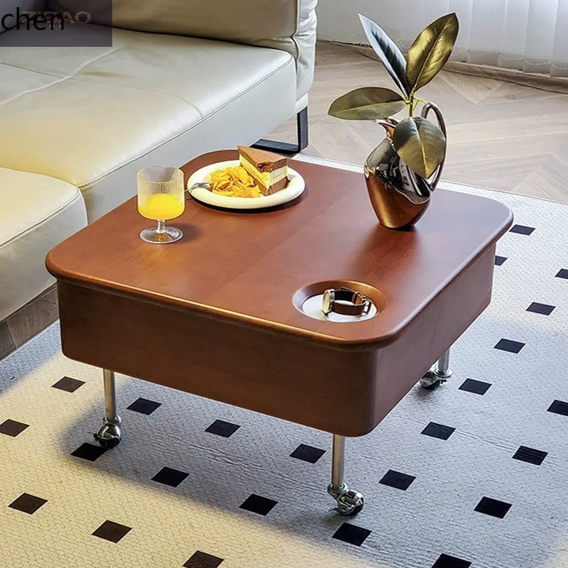 b11-7.2 Meja Kopi Kayu Solid d - Tops ulasan dan harga